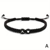 Personalized Alphabet Heart Bracelet