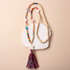 Bohemian Wooden Bead Tassel Necklace