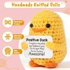 Handmade Crochet Amigurumi Doll with Love and Encouragement