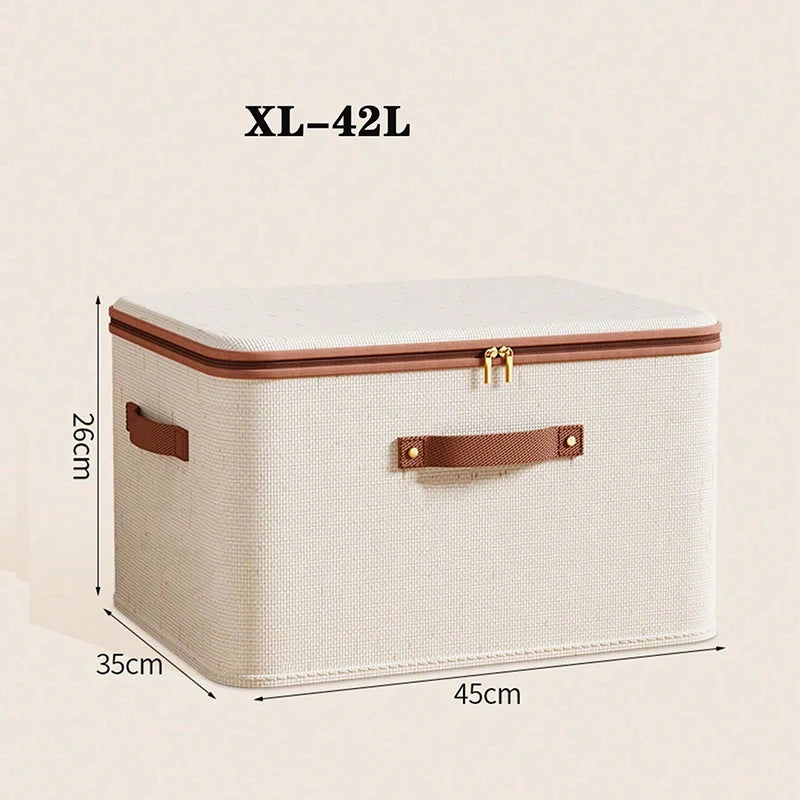 Foldable Zippered Storage Organizer