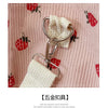 Strawberry Bowknot Canvas Tote Bag