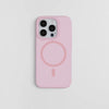 Coque en silicone liquide compatible MagSafe