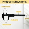 Portable Mini Vernier Caliper with Dual Scale