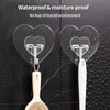 Heart-Shaped Self-Adhesive Hooks (Set of 6) – No-Drill, Multi-Purpose Transparent Hangers