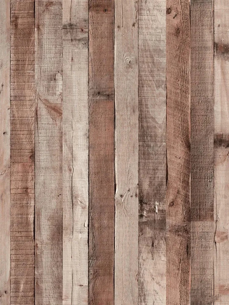 Retro Wood Grain Peel and Stick Wallpaper