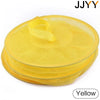 Yellow 3-tier mesh hanging storage organizer for closet or door