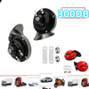 Dual-Tone Electric Air Horn Kit for Trucks, SUVs, and Boats