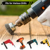 10-Pack Crimped Wire Wheel Brush Set with 1/4" Hex Shanks for Drills