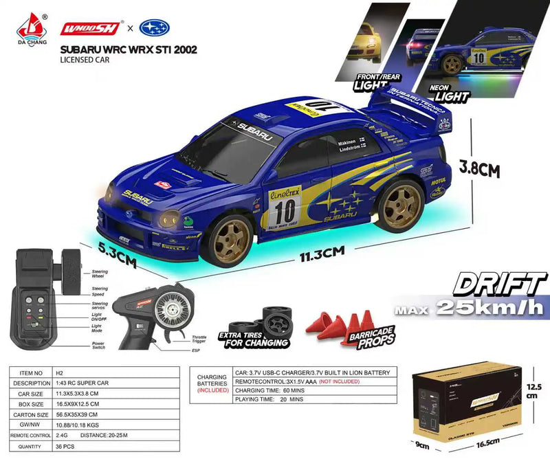 Kompaktes 4WD RC-Driftauto
