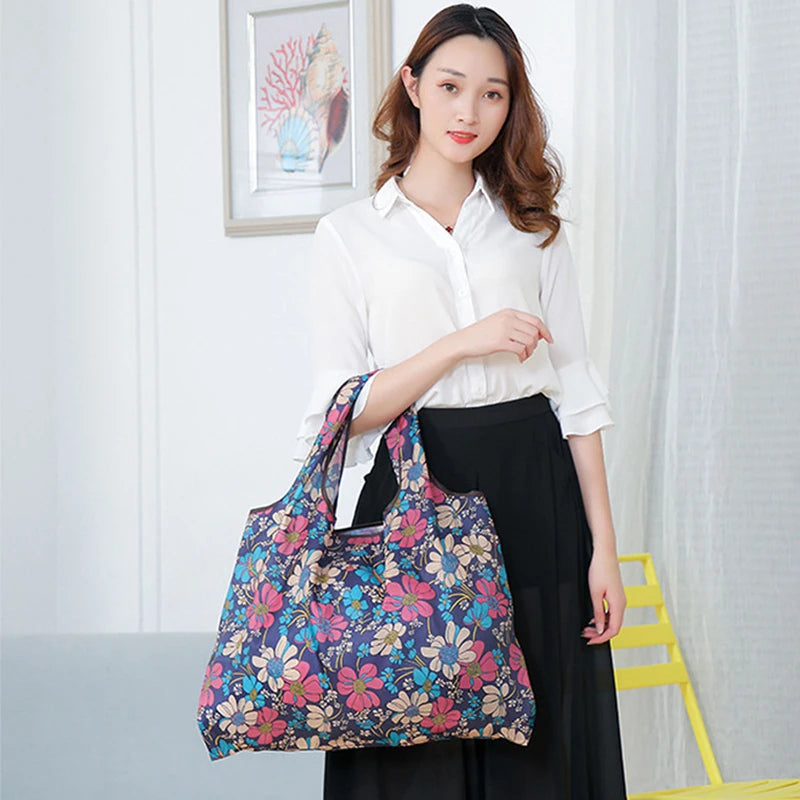 Foldable Shopping Tote Bag with Large Capacity