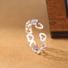 925 Sterling Silver Heart Ring for Women
