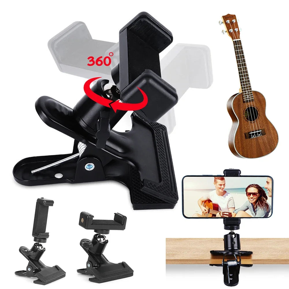 Adjustable Multi-Angle Guitar & Cell Phone Mount