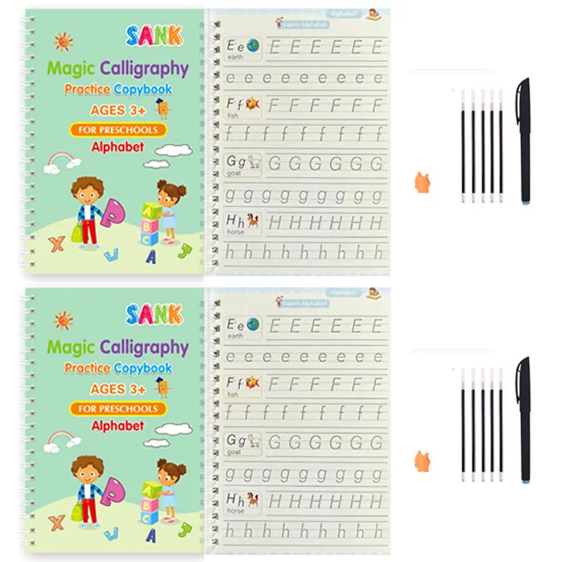 Magic Reusable Handwriting Practice Books for Kids