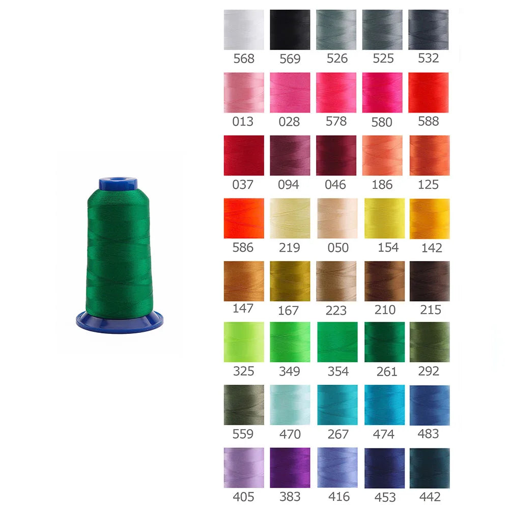 Fine Polyester Embroidery Thread – 60wt, 4000m Spool
