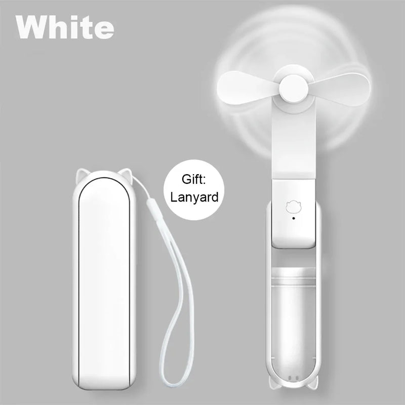 Pocket-Sized Rechargeable Handheld Fan