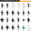 Universal Auto Trim Clip Assortment Kit – Plastic Push Rivets & Fasteners