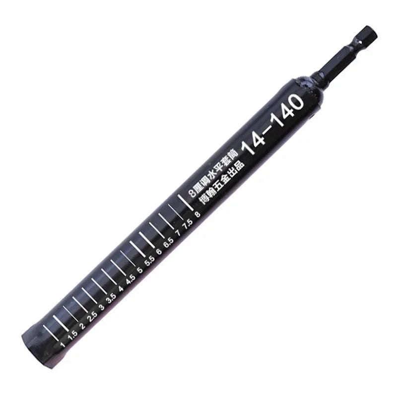 Ceiling Leveling Rod with Hex Socket – 14mm Adjustable Extension Tool