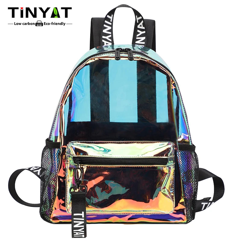 Clear PVC Backpack for Women – Water-Resistant & Festival Ready
