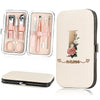Portable Stainless Steel Manicure & Pedicure Set with Organizer Case