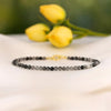 Black Tourmaline & Rutile Quartz Bracelet