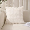 Plush Faux Fur Throw Pillow Cover