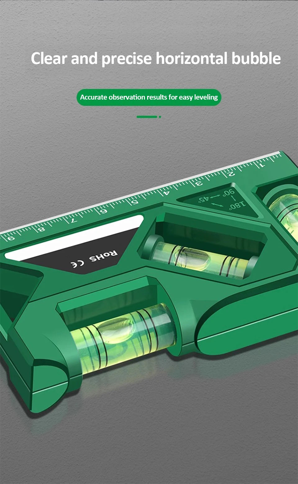 Magnetic Pocket Level Gauge with 3-Axis Precision