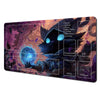 Fantasy Card Playmat with Rabbit Archer & Raccoon Design