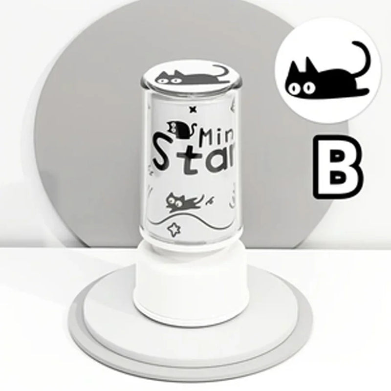 Set de Sellos de Gatitos Negros con 8 Diseños Únicos