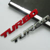 3D Turbocharged Metal Alloy Car Badge Emblem