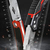 Folding Utility Knife with Replaceable Blade and Safety Lock
