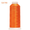80-Color Polyester Embroidery Thread Set with Large 4000m Spools