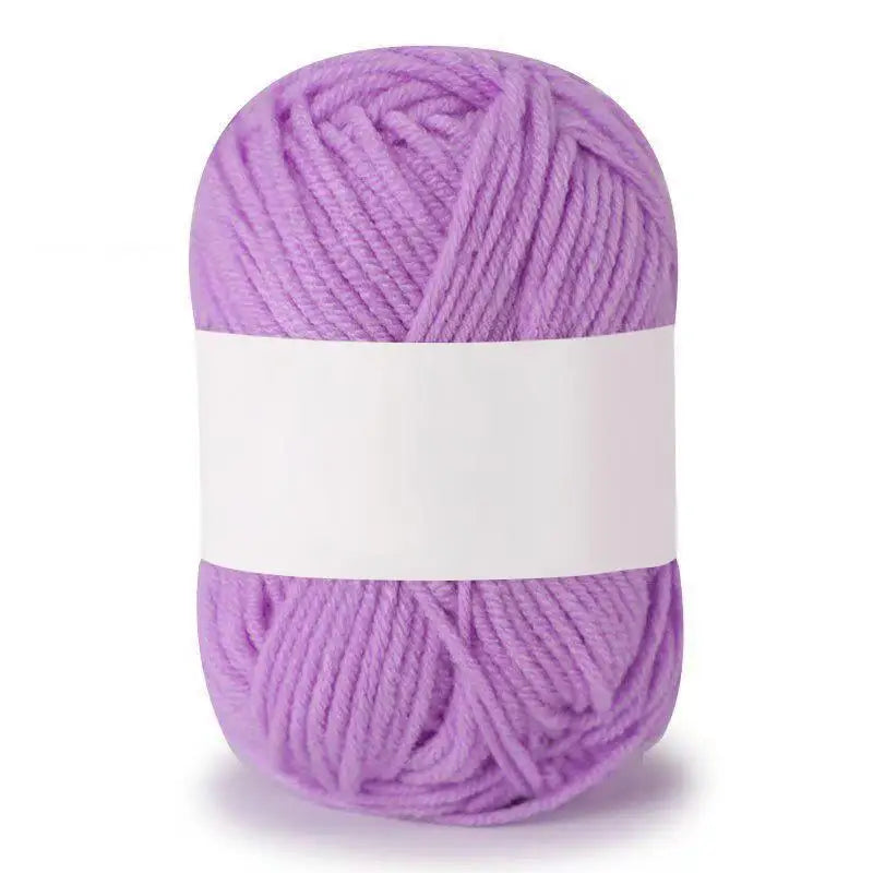 Soft Milk Cotton Knitting Yarn – Anti-Pilling 4ply Yarn for Crochet & Knitting