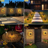 Solar-Powered Mandala Wall Light