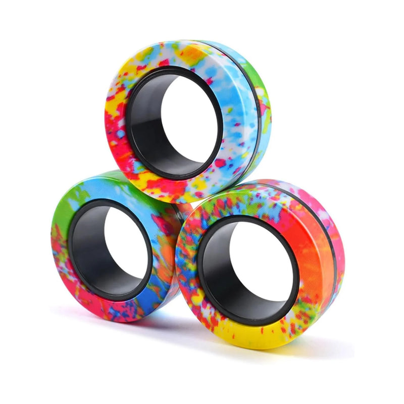 Magnetic Fidget Rings for Stress Relief