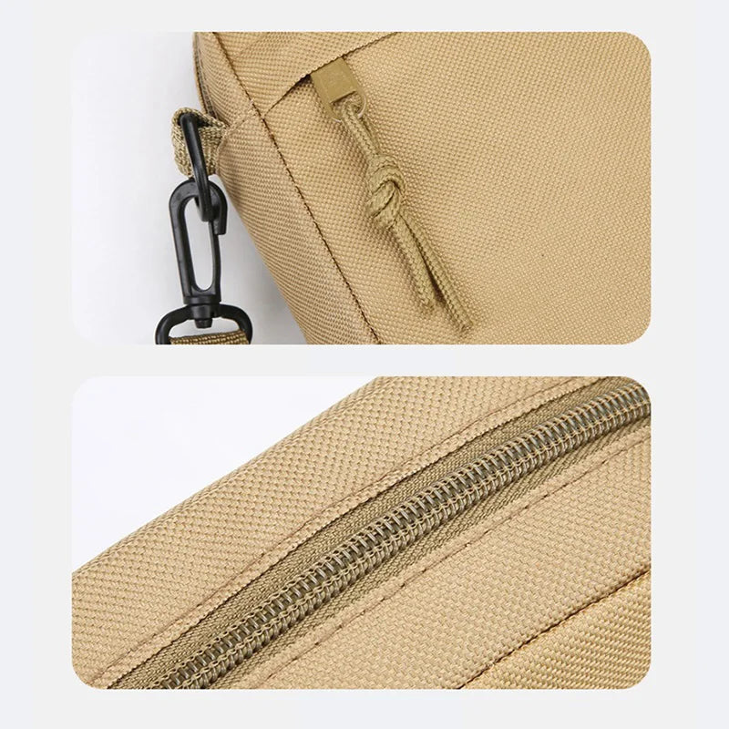 Minimalist Solid Color Crossbody Sling Bag for Men and Women