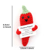 Handmade Crochet Amigurumi Doll with Love and Encouragement