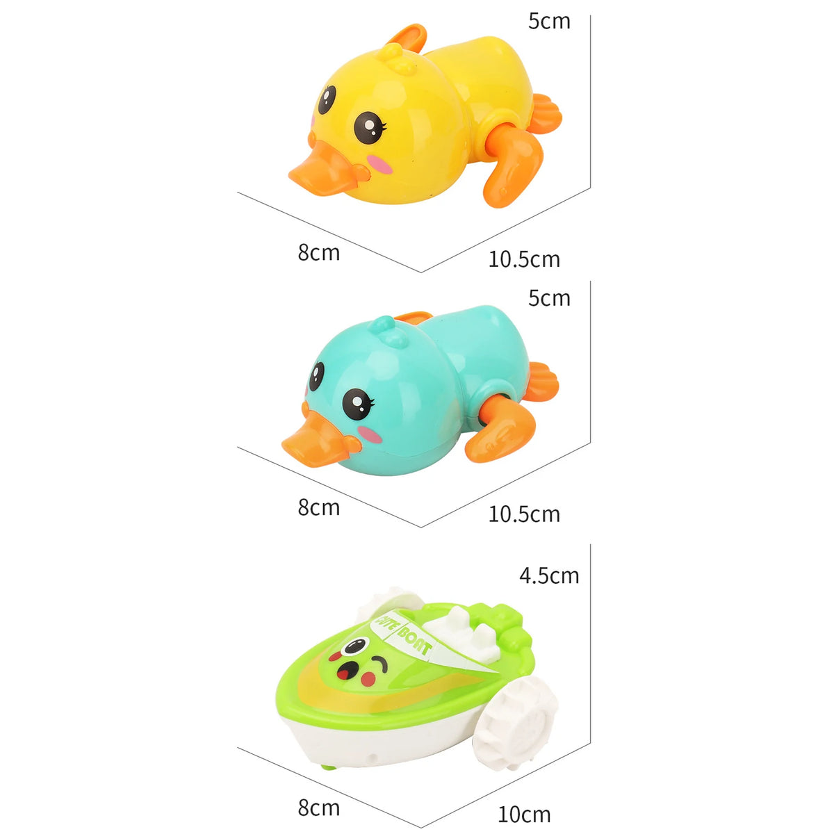 Wind-Up Swimming Duck Bath Toy