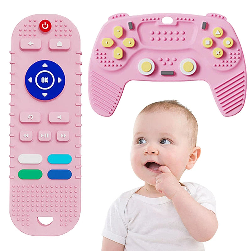 Silicone Baby Teether Remote Control Toy