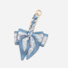 Elegant Bow Chain Bag Strap with Hanging Charm