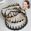 Acetate Toothed Hair Band for Women