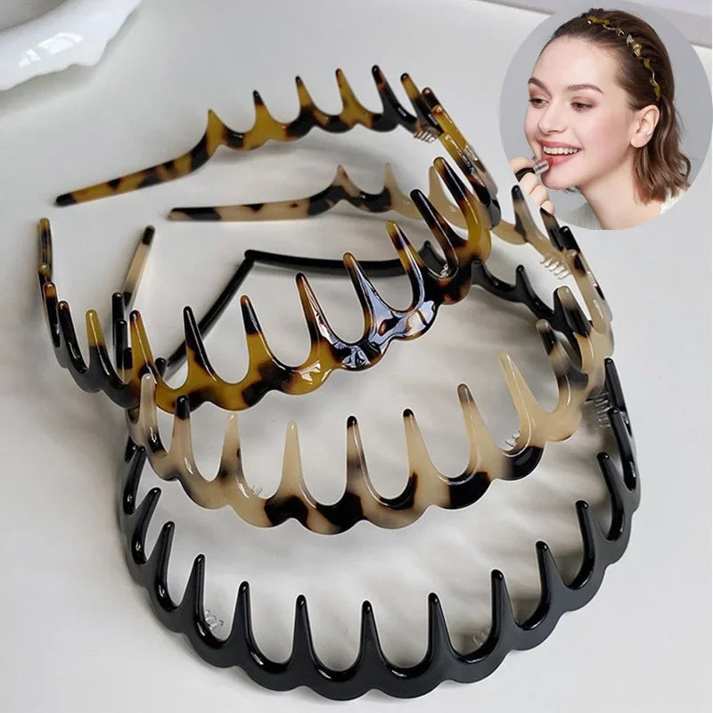Acetate Toothed Hair Band for Women