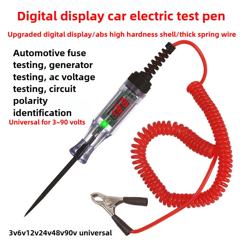 Digital LED Circuit Tester for Automotive Electrical Diagnostics