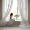 Sheer Chiffon Curtains with Light Filtering | Elegant Tulle Drapes