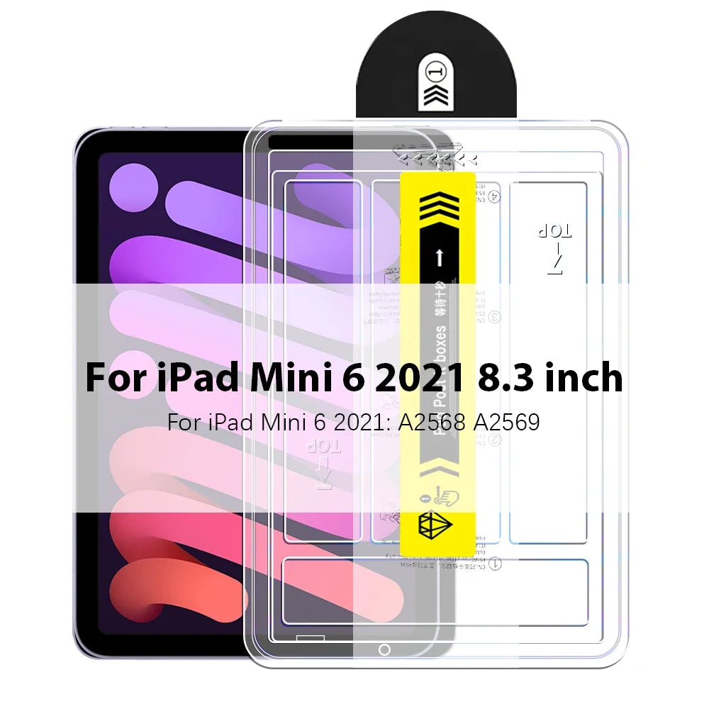 Premium Tempered Glass Screen Protector for iPad (Multiple Models)