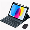 Bluetooth Keyboard Case for iPad with Detachable Keyboard & Pencil Holder