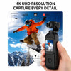 4K Pocket Action Camera with Rotating Lens