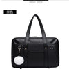 Japanese Preppy PU Leather Shoulder Bag