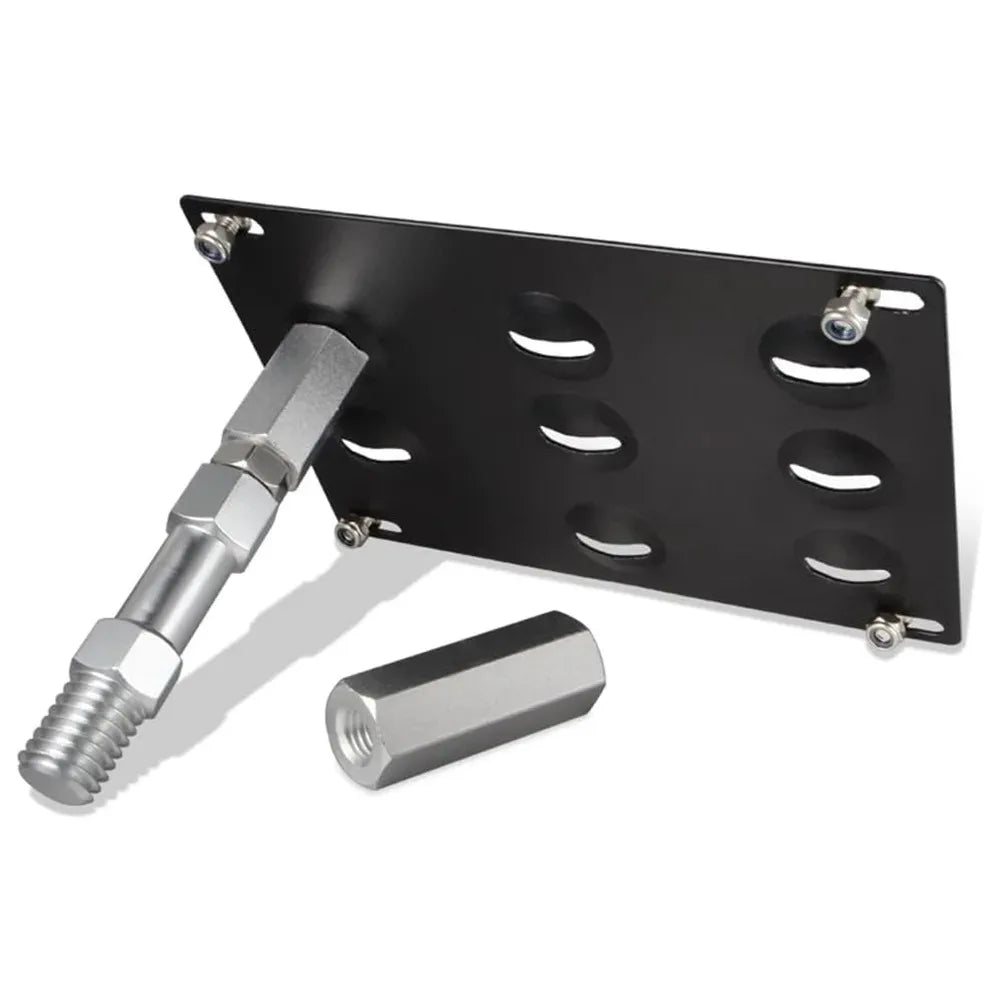 No-Drill Front Tow Hook License Plate Mount for BMW & Mini