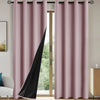 100% Blackout Curtains with Grommets for Bedroom and Living Room