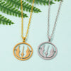 Stainless Steel Jedi Order Pendant Necklace